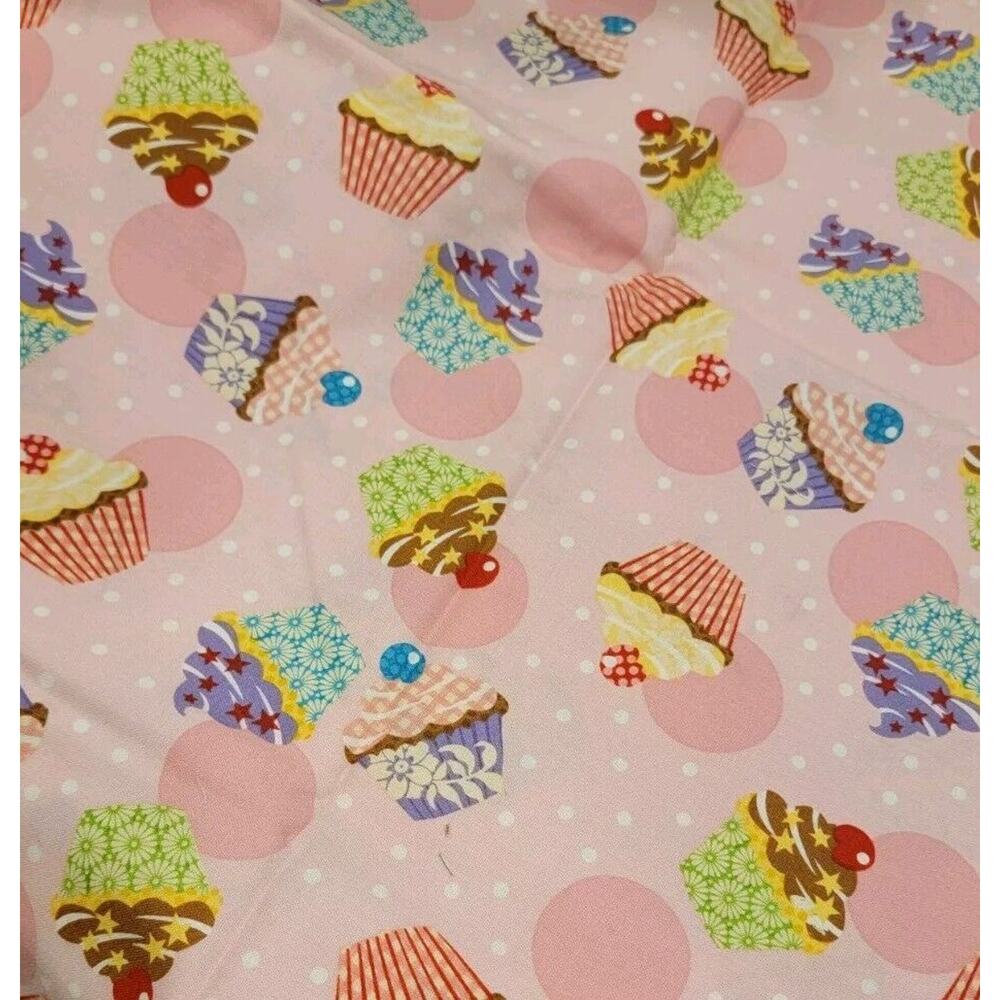 Cupcakes Cotton Fabric Traditions 1 Yard 24 Inches New Sewing Quilting